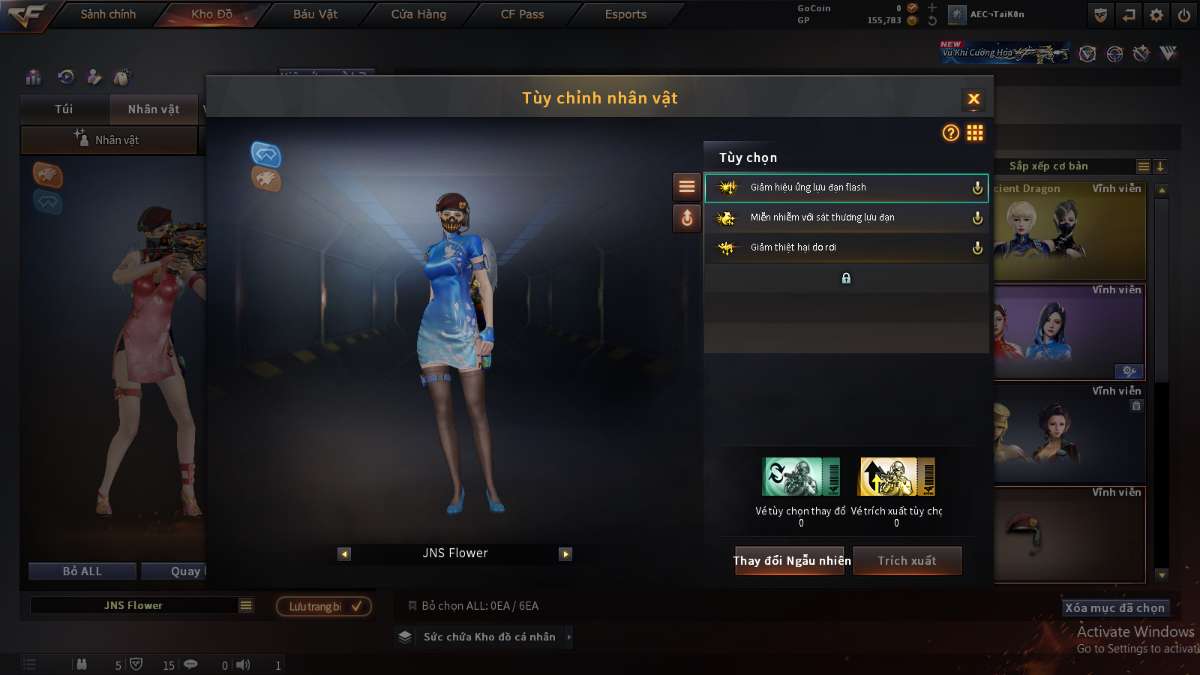 shop acc cf uy tin gia re